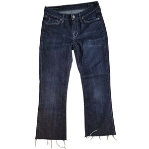 Citizens Of Humanity High Rise Bootcut Amber‎ Stretch 263 Ankle Raw Hem Jeans